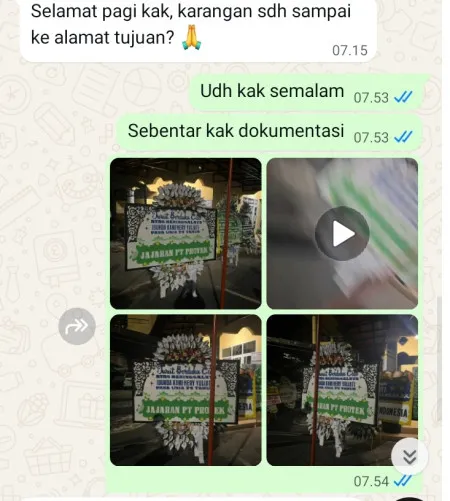 Pengiriman Papan Bunga Selamat Tempat Pernikahan Jakarta