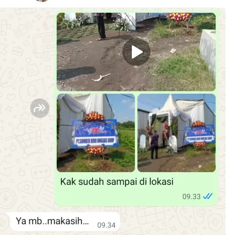 Pengiriman Karangan Bunga Tempat Pernikahan Jakarta
