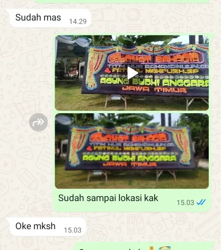 Pengiriman Papan Bunga Tempat Pernikahan Jakarta